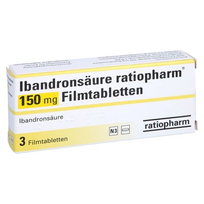Ibandronsäure ratiopharm 150 mg