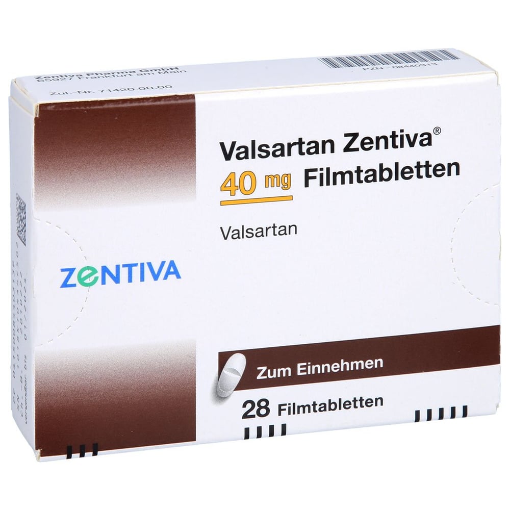 Valsartan Zentiva 40 mg