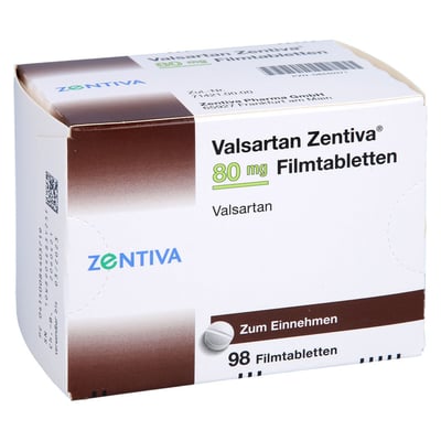 Valsartan Zentiva 80 mg