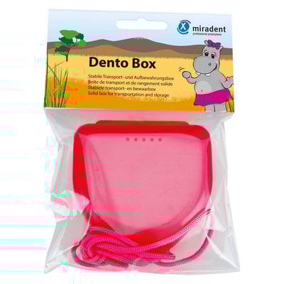 Miradent Zahnspangenbox Dento Box I pink