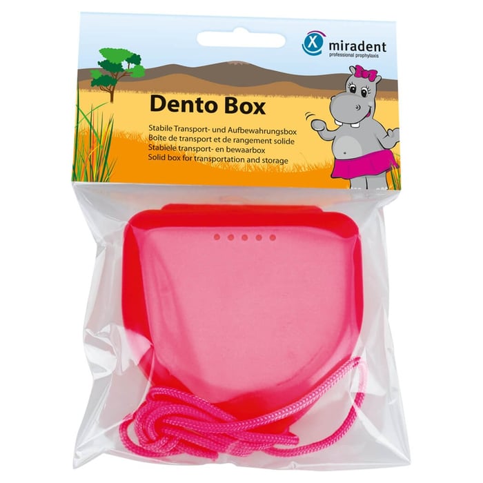 Miradent Zahnspangenbox Dento Box I pink