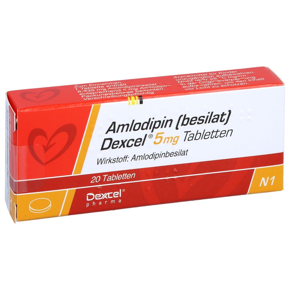 Amlodipin (besilat) Dexcel 5 mg