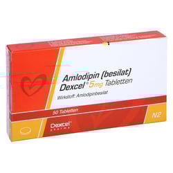 Amlodipin (besilat) Dexcel 5 mg