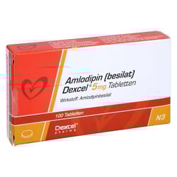 Amlodipin (besilat) Dexcel 5 mg