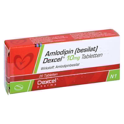 Amlodipin (besilat) Dexcel 10 mg