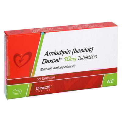 Amlodipin (besilat) Dexcel 10 mg