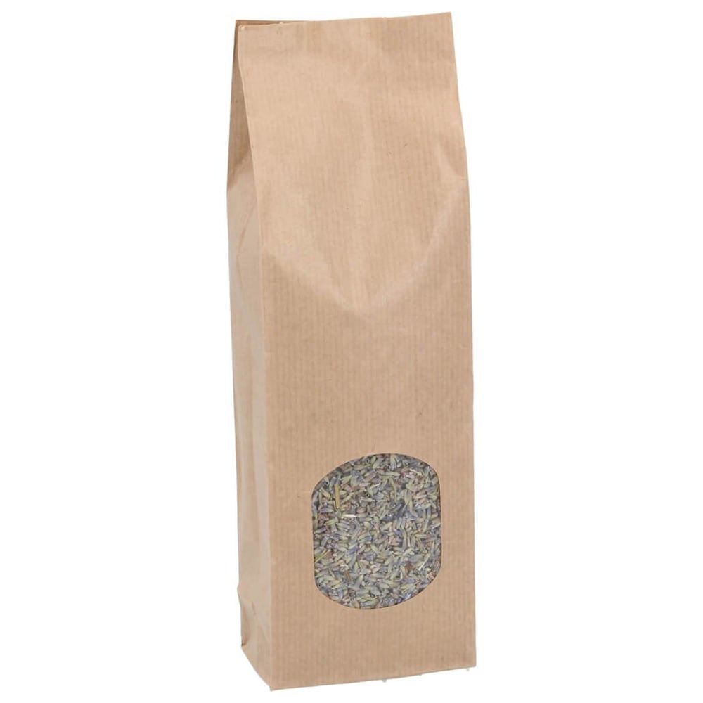 Lavendelblüten ganz