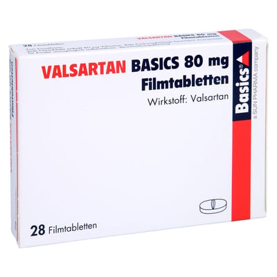 Valsartan Basics 80 mg Produktbild 1