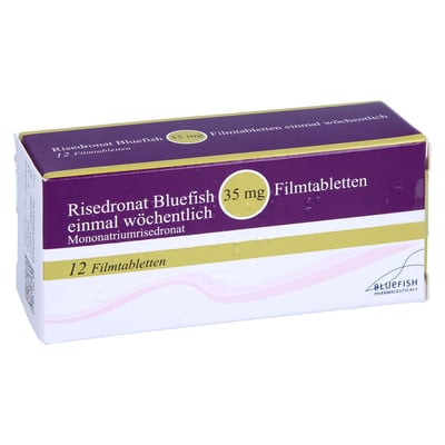 Risedronat Bluefish 35 mg einmal wöchentlich