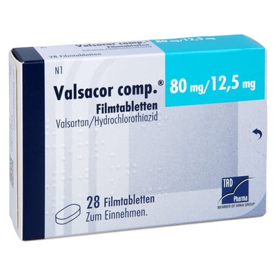 Valsacor comp. 80 mg/12,5 mg