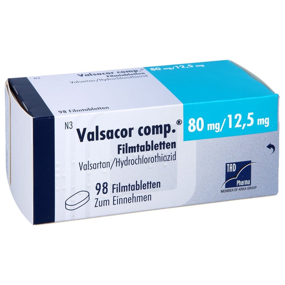 Valsacor comp. 80 mg/12,5 mg
