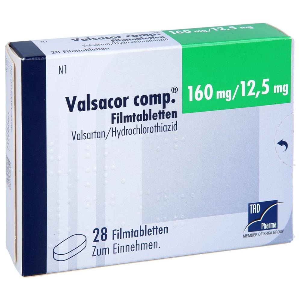 Valsacor comp. 160 mg/12,5 mg