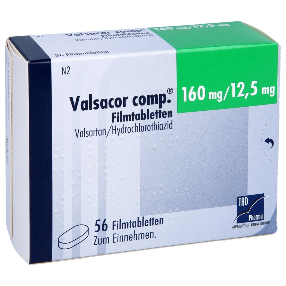 Valsacor comp. 160 mg/12,5 mg