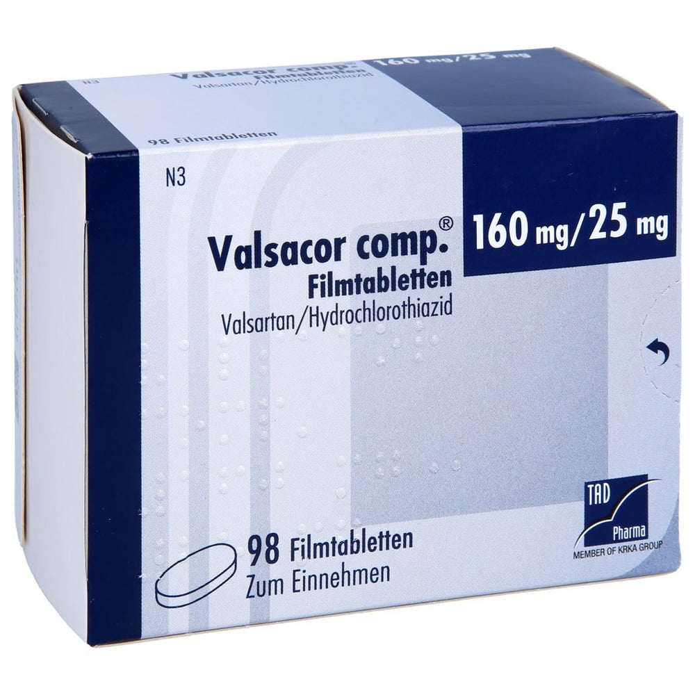 Valsacor comp. 160 mg/25 mg