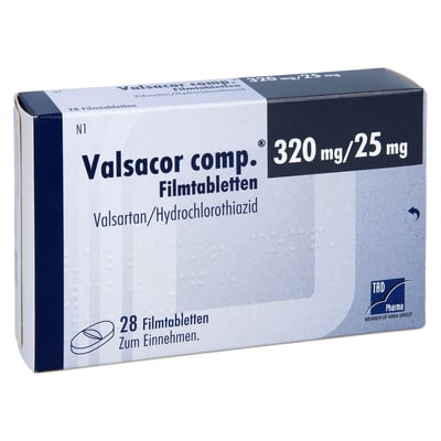 Valsacor comp. 320 mg/25 mg