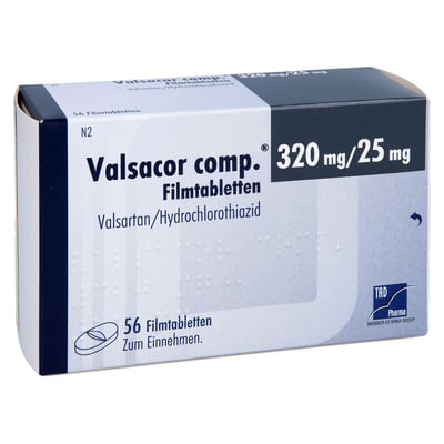 Valsacor comp. 320 mg/25 mg