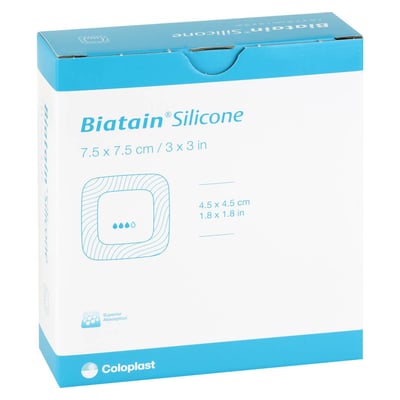 Biatain Sil Sch 7,5x7,5 cm Produktbild 1