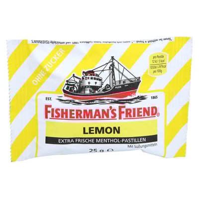 Fishermans Friend Lemon ohne Zucker Pastillen