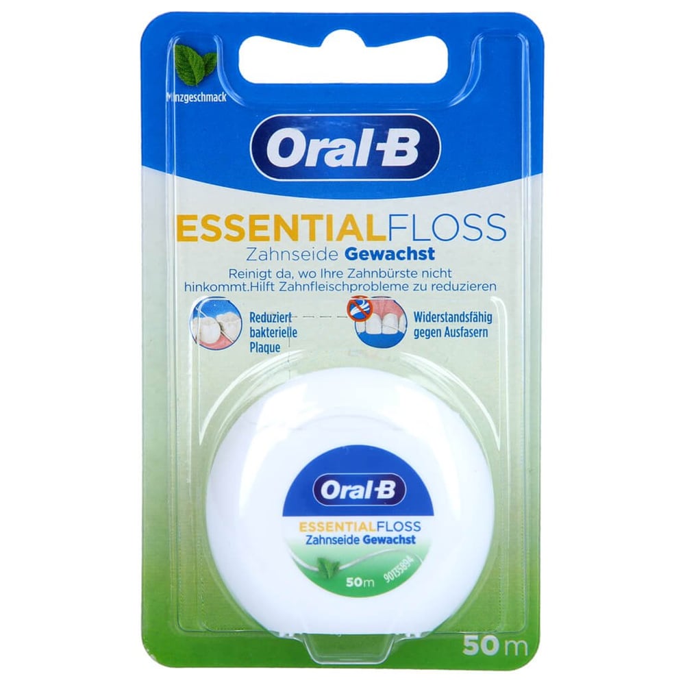 Oral-B Zahnseide Essential Floss mint gewachst 50 m