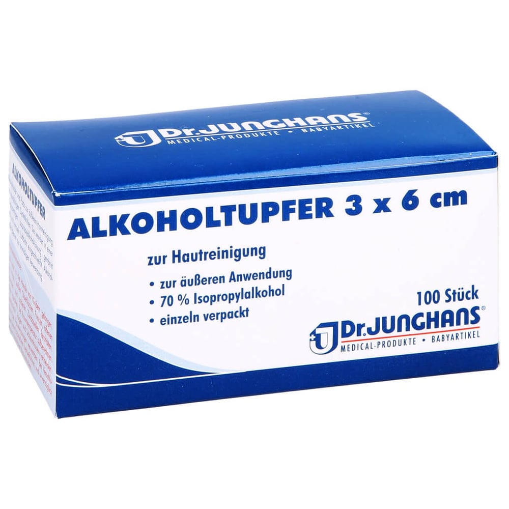 Alkoholtupfer 3x6cm steril