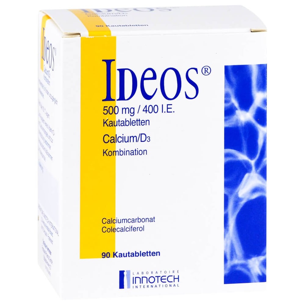Ideos 500 mg/400 I.E. Laboratoire Innotech