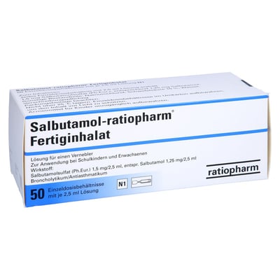 Salbutamol-ratiopharm Fertiginhalat