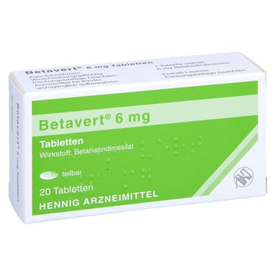 Betavert 6 mg Tabletten Produktbild 1