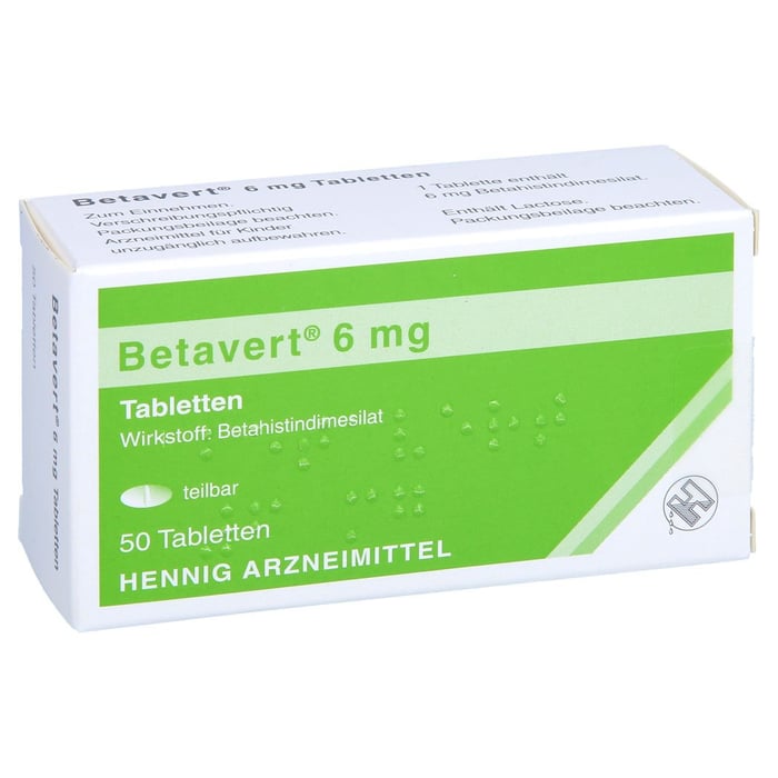 Betavert 6mg Tabletten