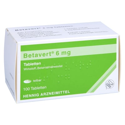 Betavert 6 mg Tabletten Produktbild 1