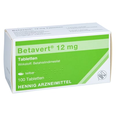 Betavert 12 mg Tabletten Produktbild 1
