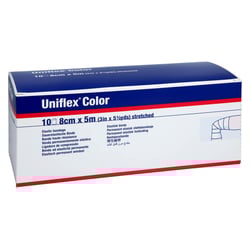 Uniflex Color blaue Universalbinde 5mx8cm