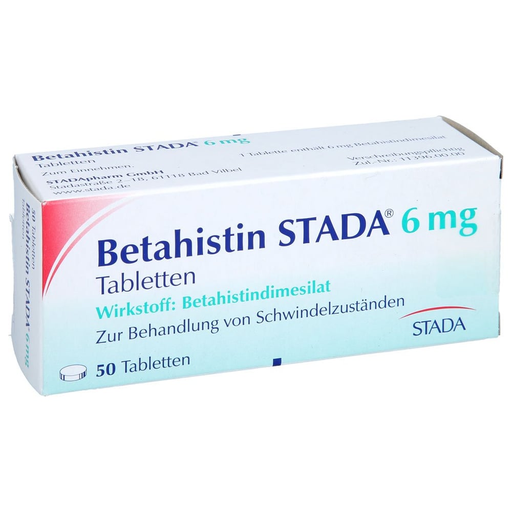 Betahistin STADA 6mg Tabletten