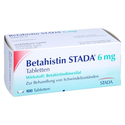 Betahistin Stada 6 mg Tabletten Produktbild 1