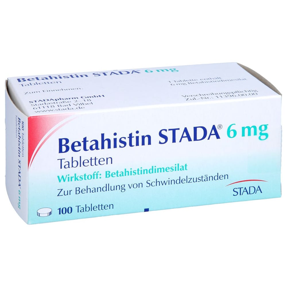 Betahistin STADA 6mg Tabletten
