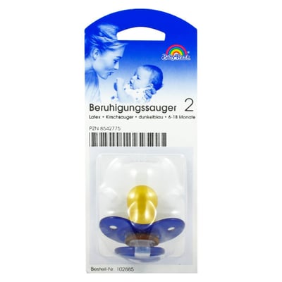 Sauger Kirsche gr./Sch.gr. Dunkelblau 102885