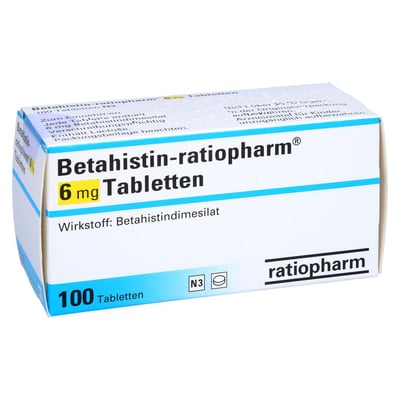 Betahistin-ratiopharm 6 mg Tabletten