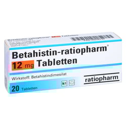 Betahistin-ratiopharm 12mg Tabletten