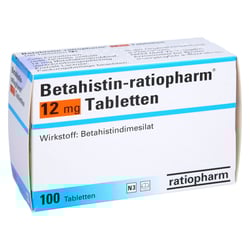 Betahistin-ratiopharm 12mg Tabletten
