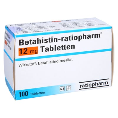 Betahistin-ratiopharm 12mg Tabletten