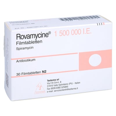 Rovamycine 1500000 I.E.