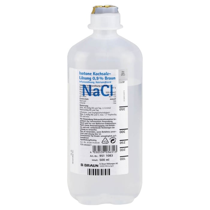 Isotone Kochsalz-Lösung 0,9% Braun Ecoflac Plus