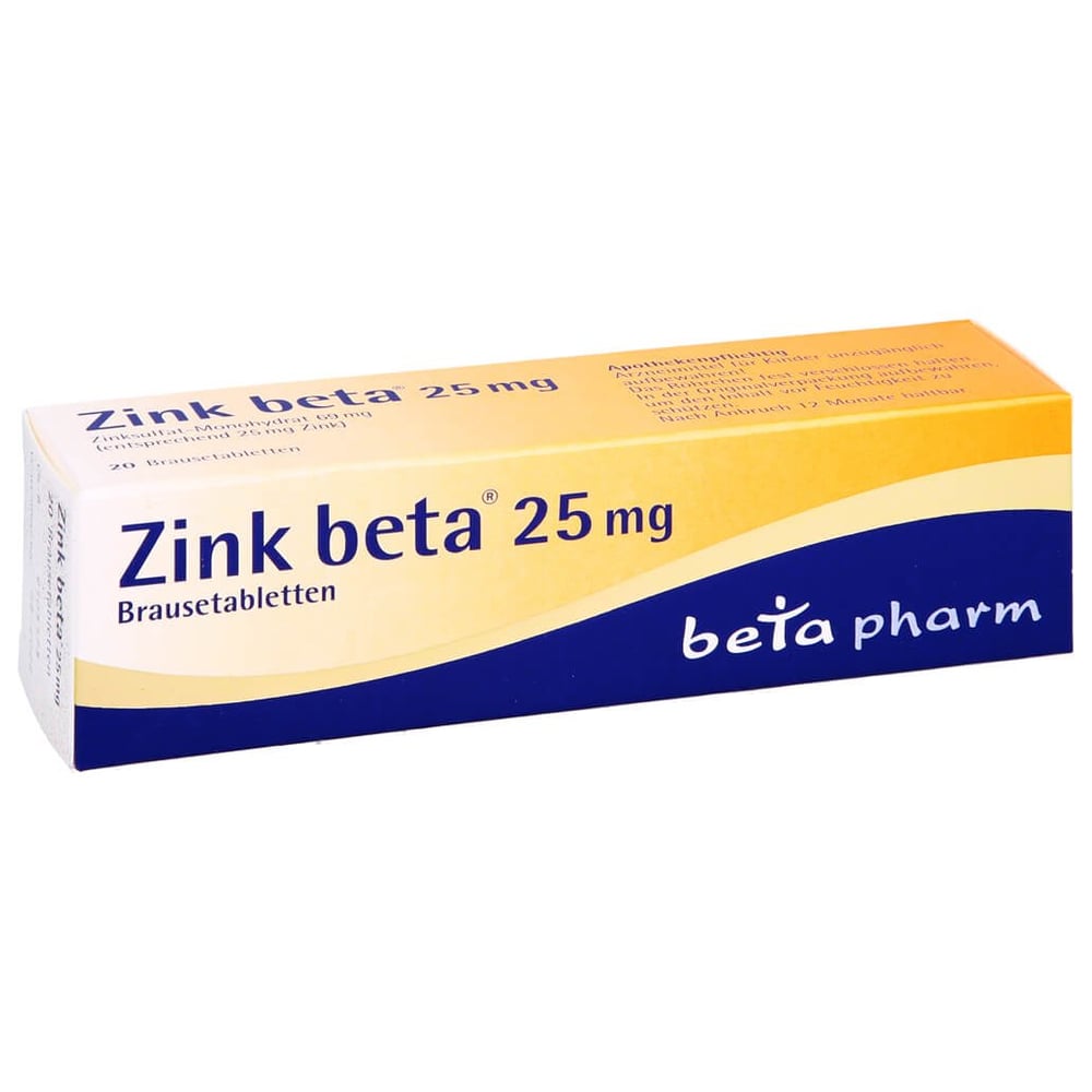 Zink beta 25mg