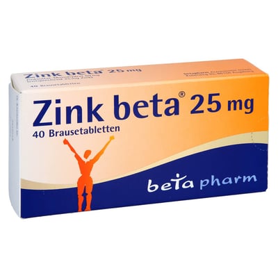 Zink beta 25 mg