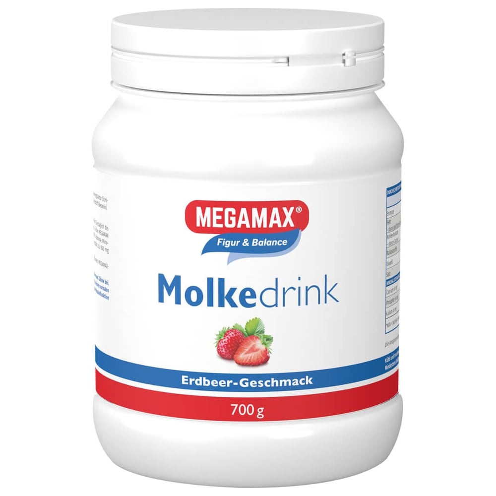 Molke Drink Megamax Erdbeer Pulver