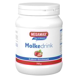 Molke Drink Megamax Erdbeer Pulver
