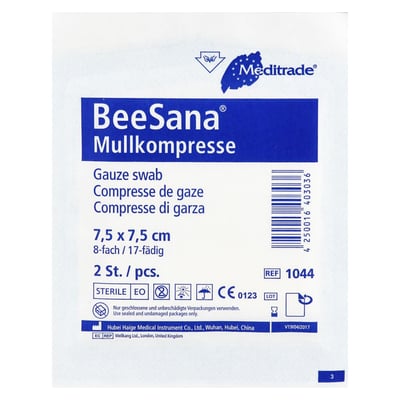 Mullkompr 7.5x7.5cm Ster8f