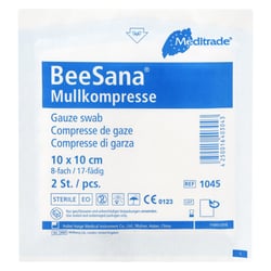 Mullkompressen 10x10 cm steril 8fach