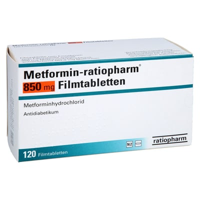 Metformin-ratiopharm 850 mg