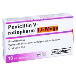 Penicillin V-ratiopharm 1,5 Mega