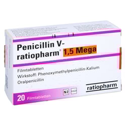Penicillin V-ratiopharm 1,5 Mega